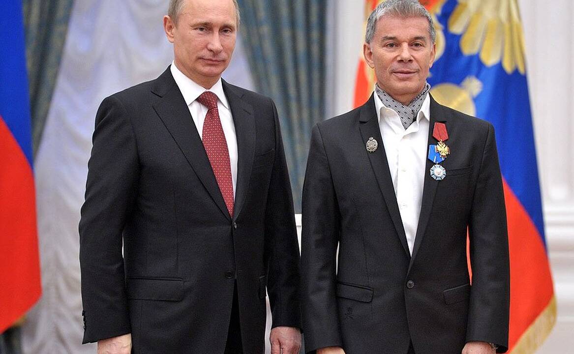 V. Putinas ir O. Gazmanovas 2012 m.