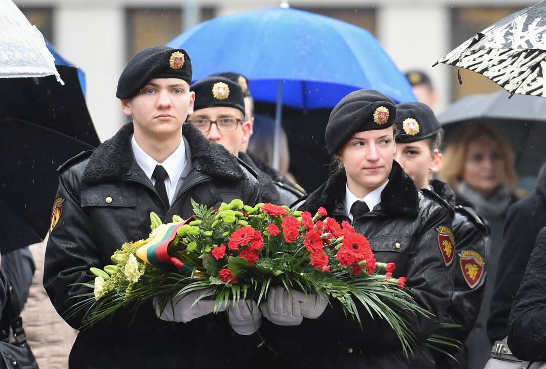Prezidentė priėmė kadetų priesaikas