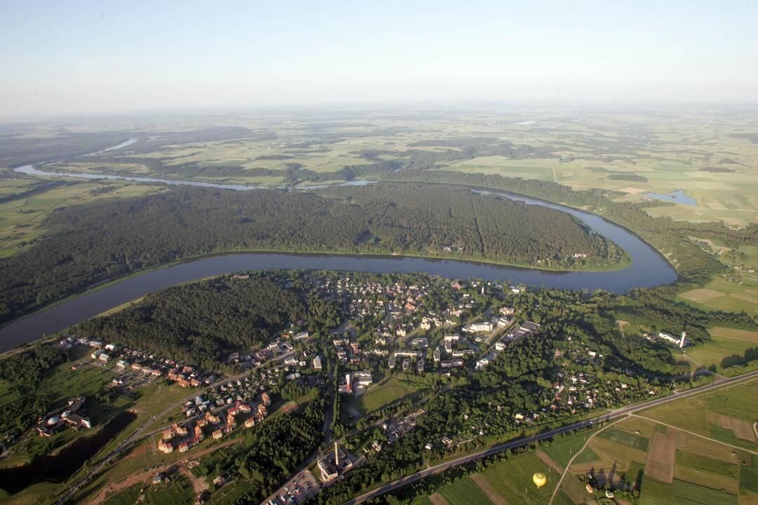 Nemuno kilpa ties Birštonu