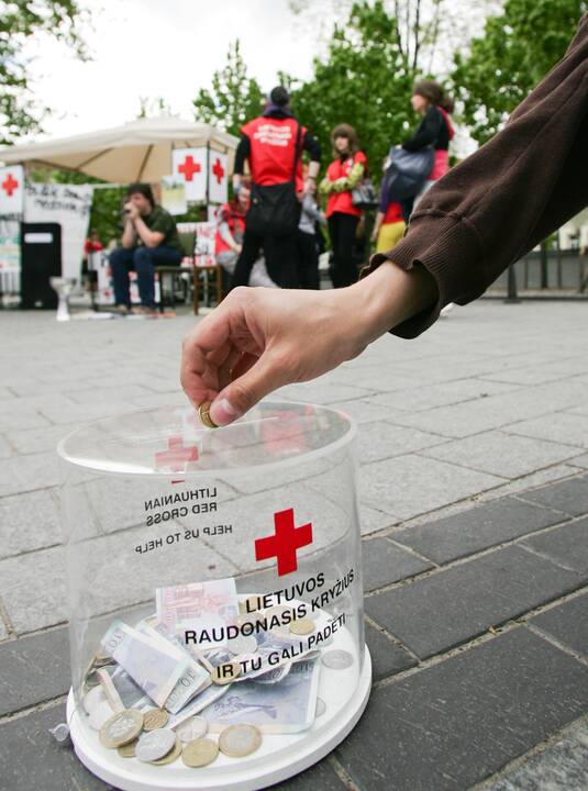 Raudonasis Kryžius ragina aukoti: Rytų Ukrainos žmonėms trūksta visko