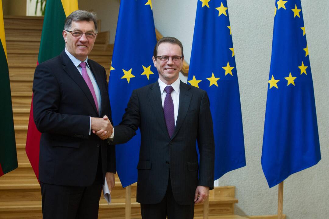 Spaudos konferencija dėl euro įvedimo Lietuvoje