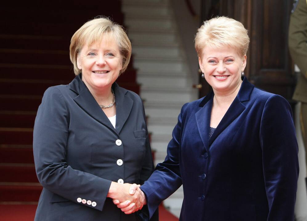 D. Grybauskaitė pasveikino A. Merkel su pergale rinkimuose