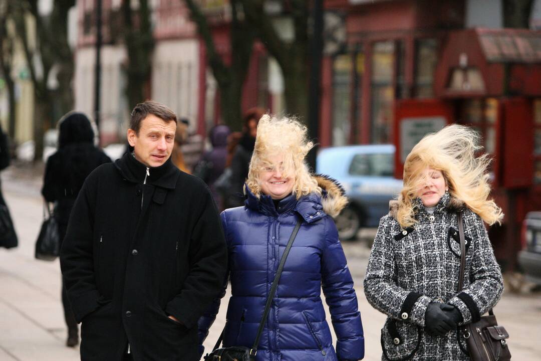 Gelbėtojai perspėja saugotis stipraus vėjo, su kuriuo atkeliaus ir pūga