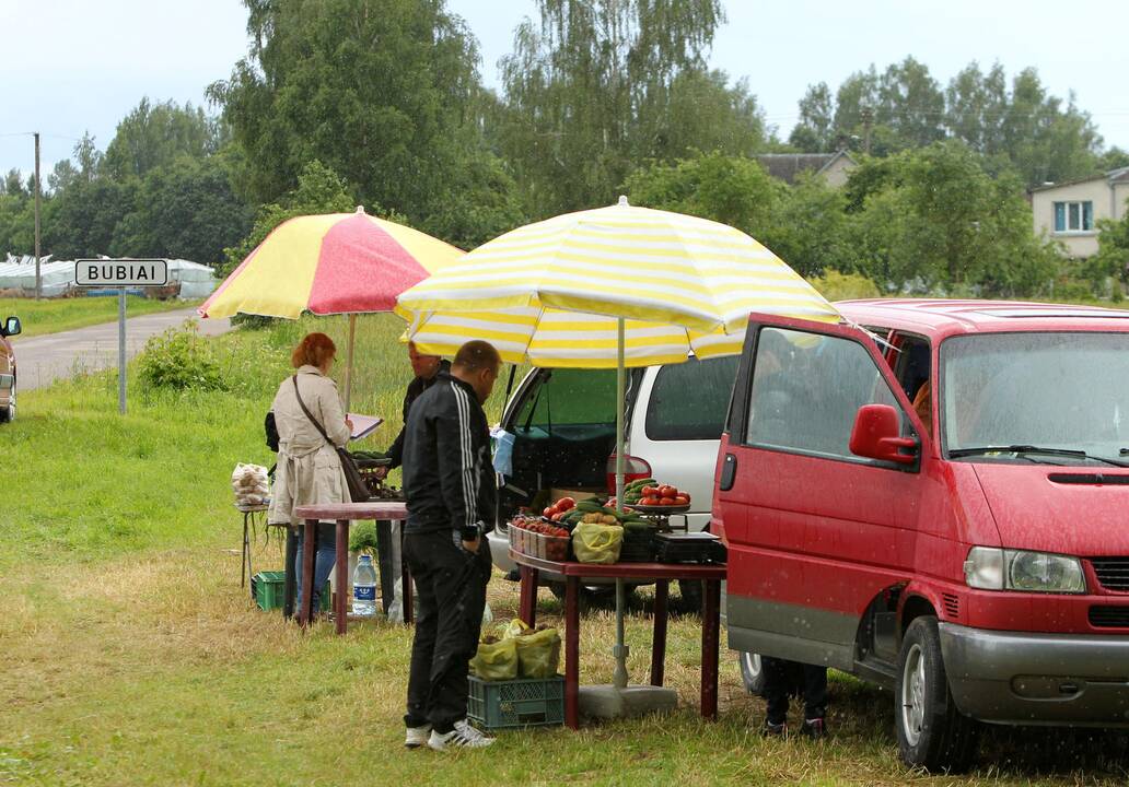Pakelėse klesti nelegali prekyba 