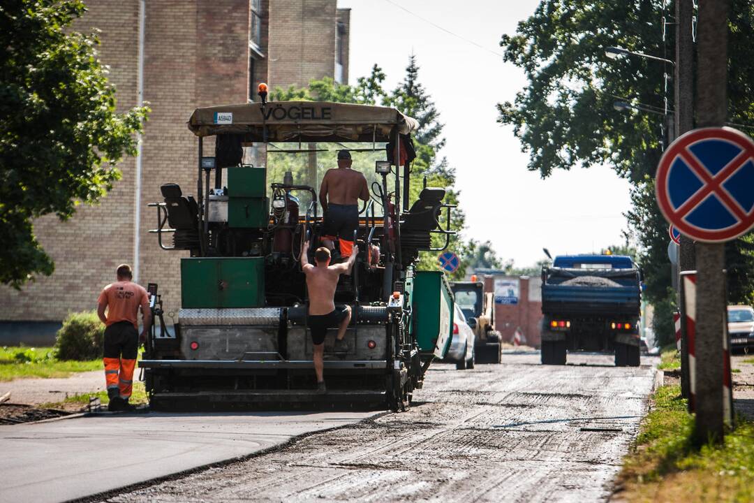 Kelininkai gatves remontuos pigiau: sutaupyta 800 tūkst. eurų