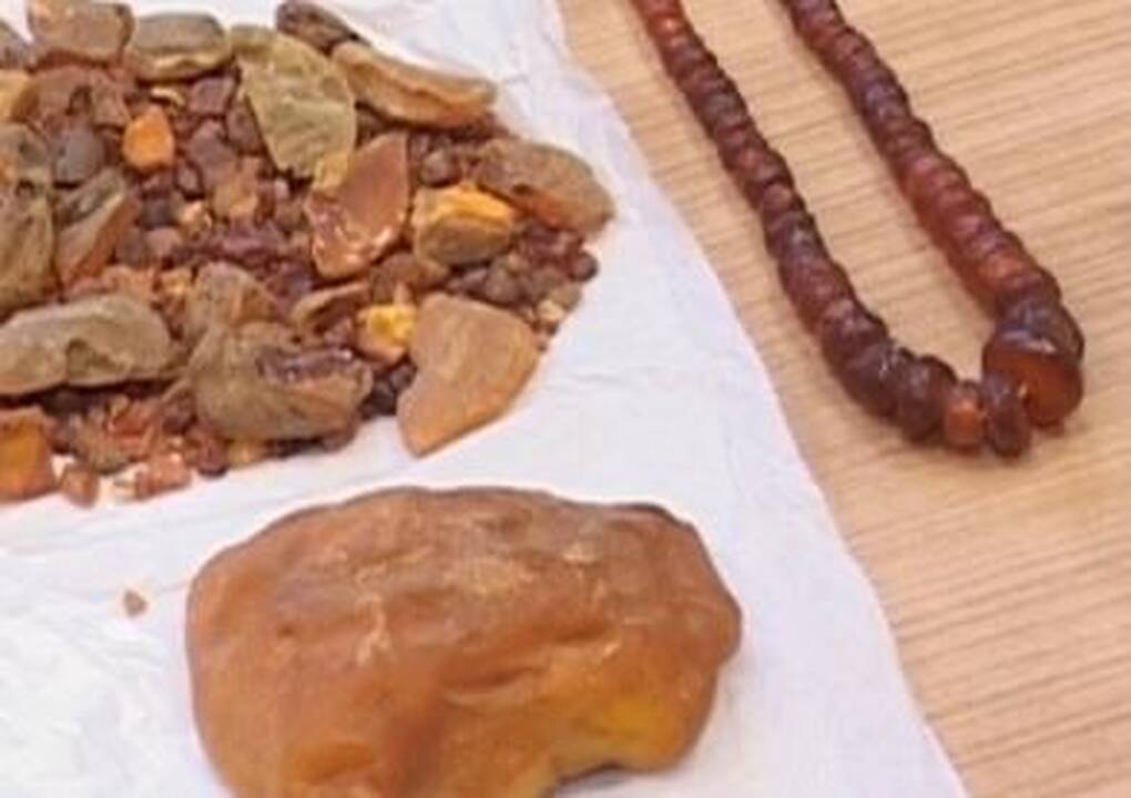 Į Maironio muziejų atkeliavo kelių šimtų metų amžiaus gintaro karoliai