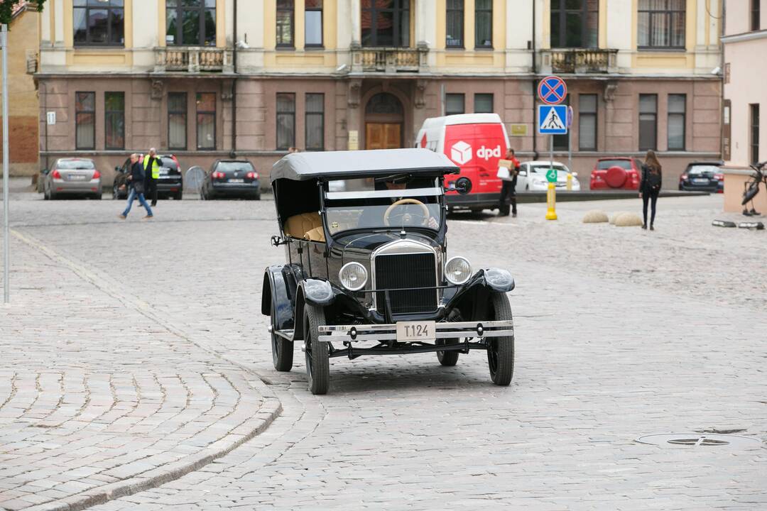 Filmavimas Rotušės aikštėje