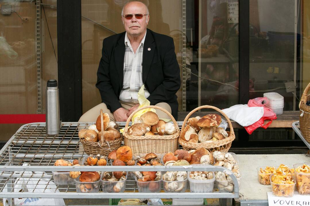 Grybai turguje