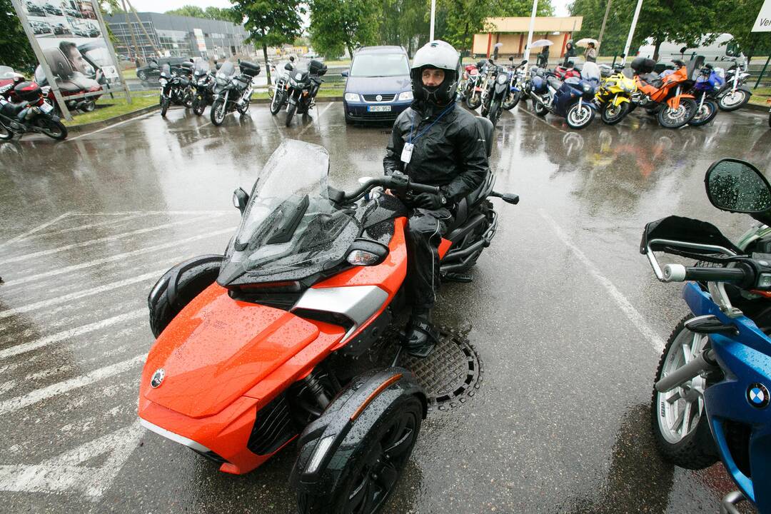 Mototurizmo sprinto startas