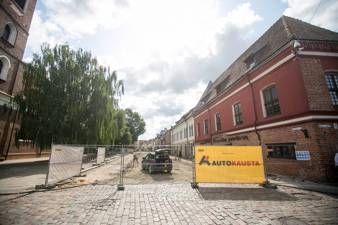 Vilniaus gatvės remontas įsibėgėja