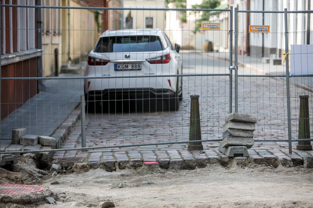 Vilniaus gatvės remontas įsibėgėja