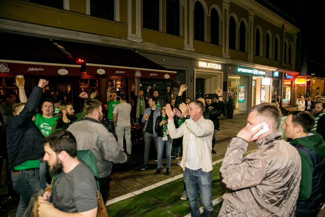 Sirgaliai švenčia "Žalgirio" pergalę