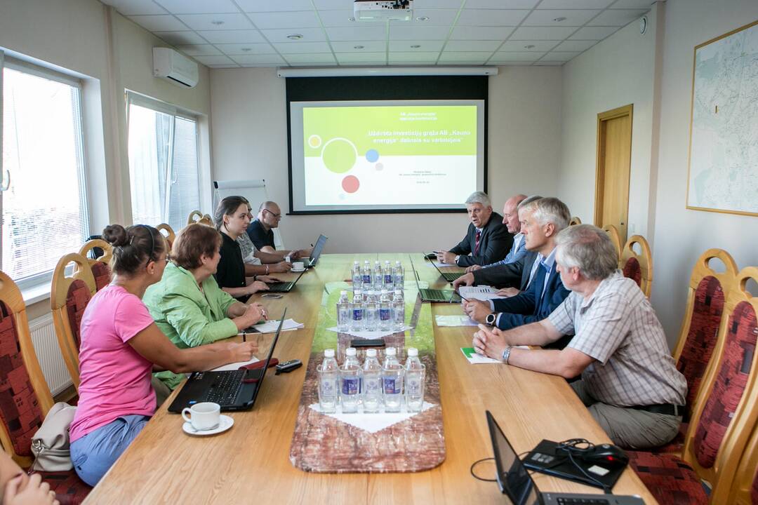 "Kauno energijos" spaudos konferencija