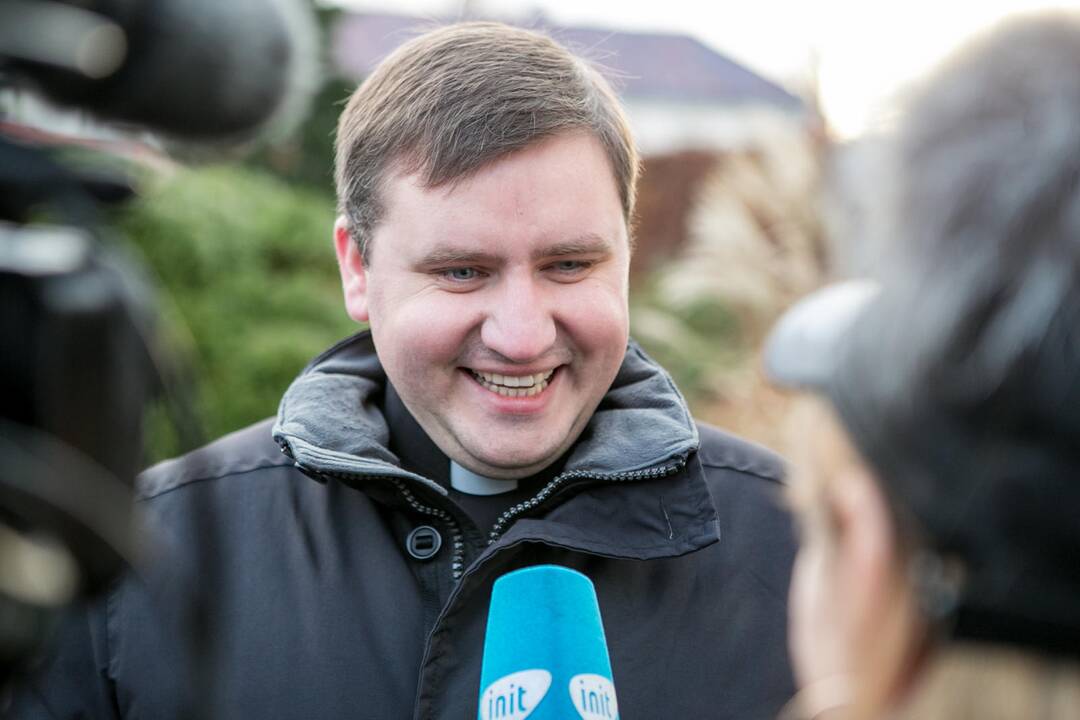 Ūkininkai Kauno kunigų seminarijai dovanojo žemės ūkio gėrybių