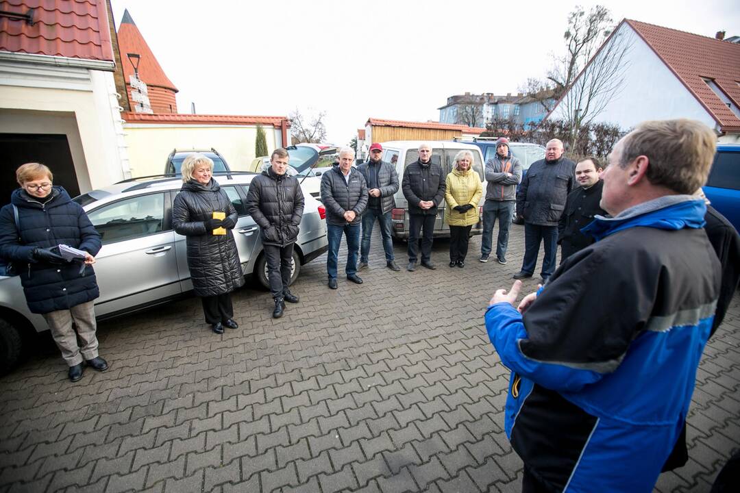 Ūkininkai Kauno kunigų seminarijai dovanojo žemės ūkio gėrybių