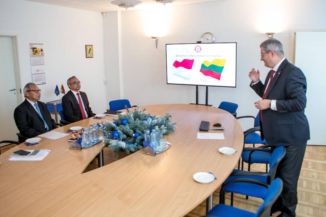 Indonezijos ambasadorius lankėsi bendrovėje „Marijampolės pieno konservai“