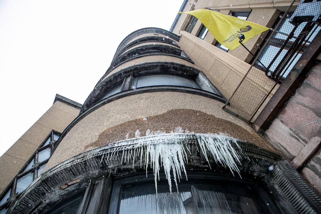 Kauno centrinį paštą užliejo vanduo