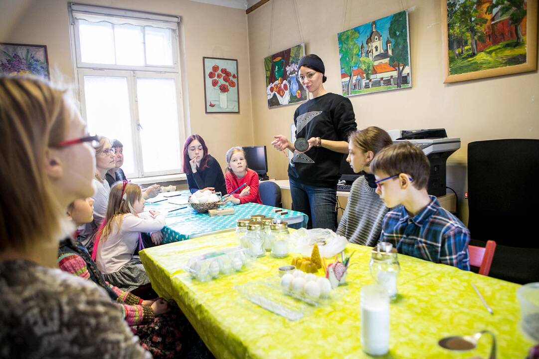 Kiaušinių marginimo dirbtuvėlės Žaliakalnyje