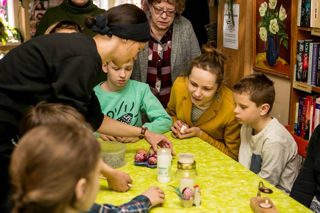 Kiaušinių marginimo dirbtuvėlės Žaliakalnyje