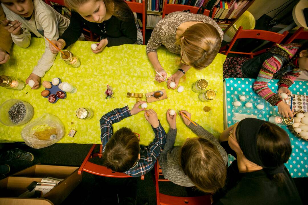 Kiaušinių marginimo dirbtuvėlės Žaliakalnyje