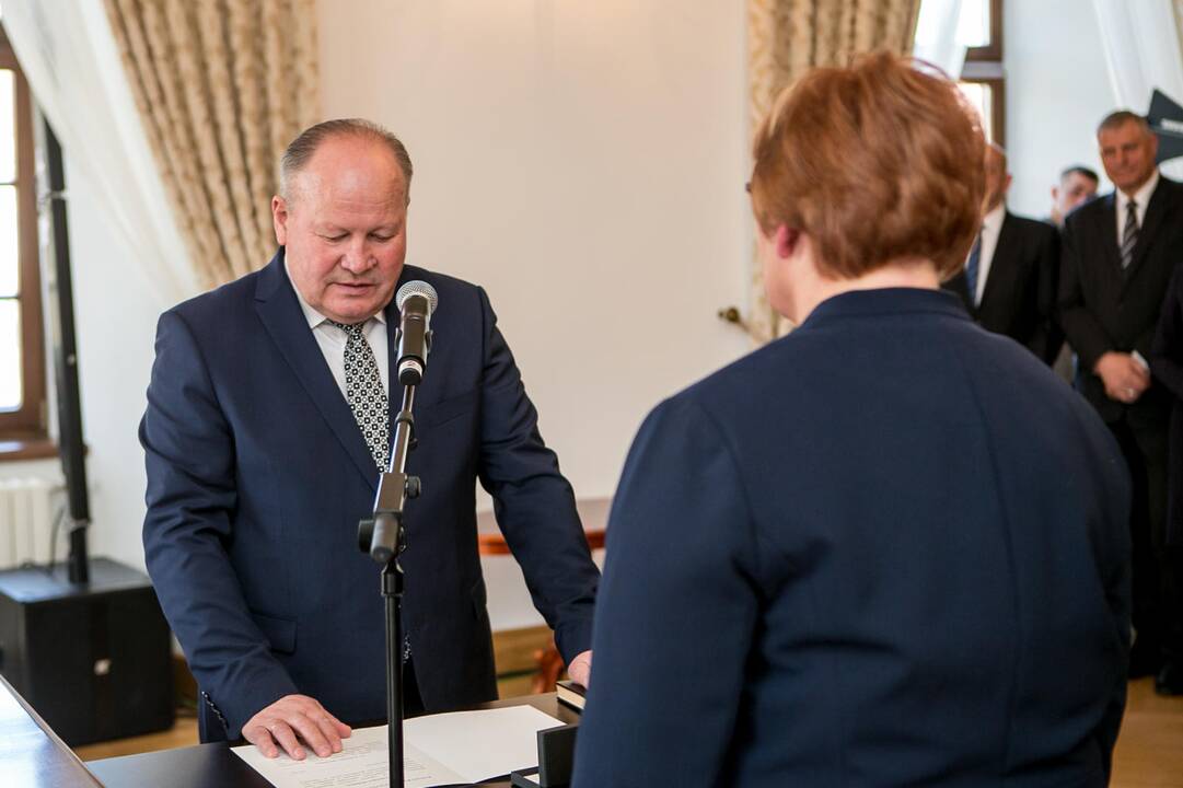 Inauguruotas Kauno rajono meras, darbą pradėjo taryba