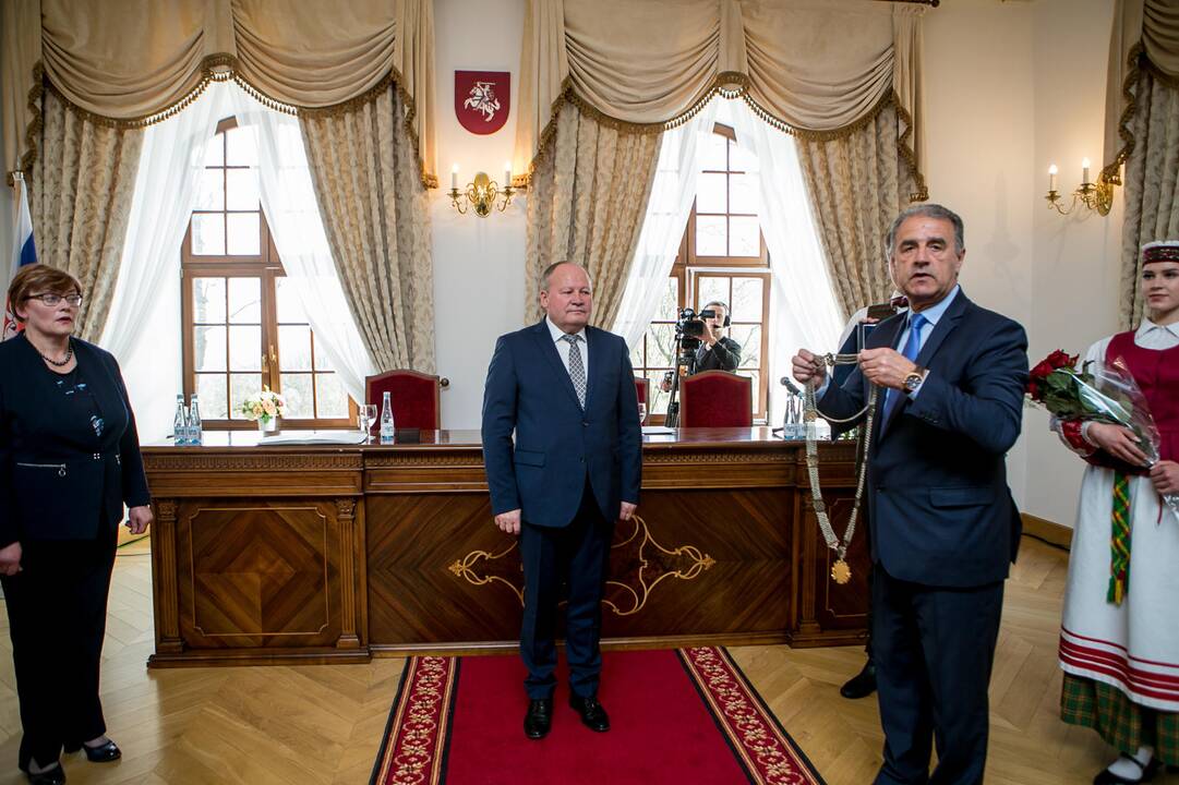 Inauguruotas Kauno rajono meras, darbą pradėjo taryba