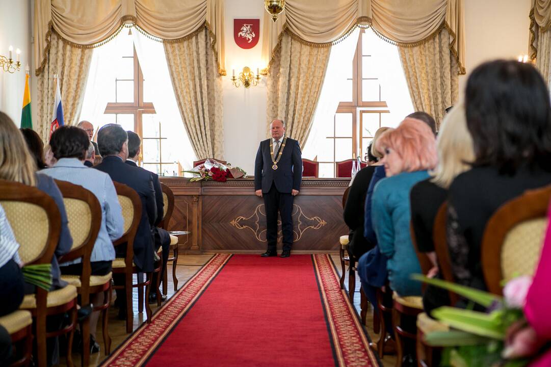 Inauguruotas Kauno rajono meras, darbą pradėjo taryba