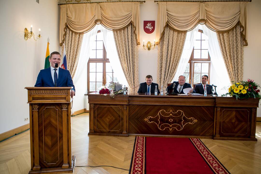 Inauguruotas Kauno rajono meras, darbą pradėjo taryba