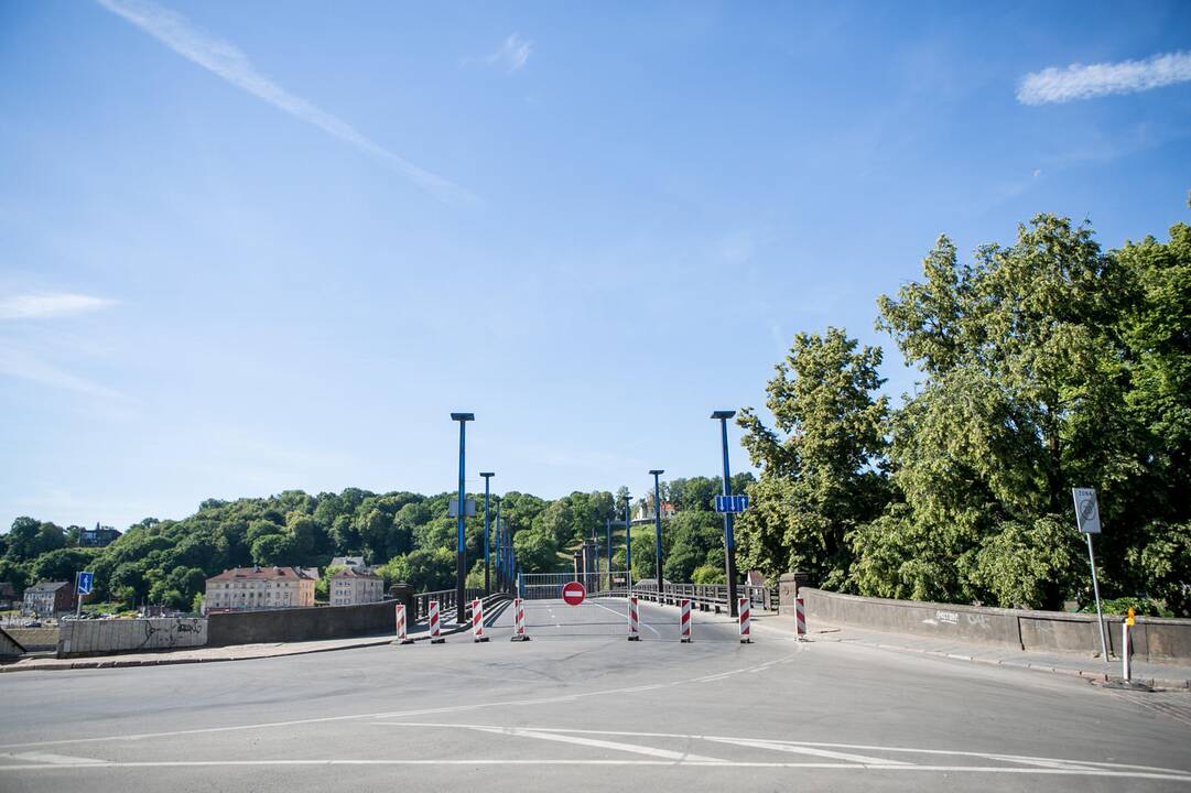 Uždarytas Aleksoto tiltas