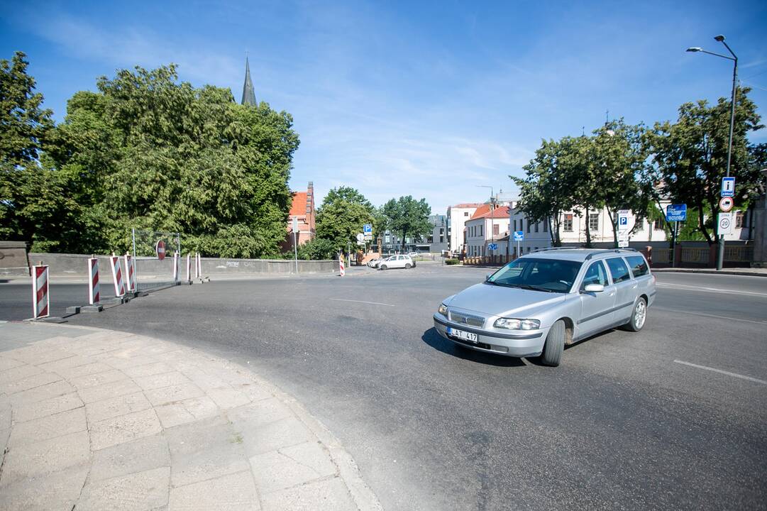 Uždarytas Aleksoto tiltas