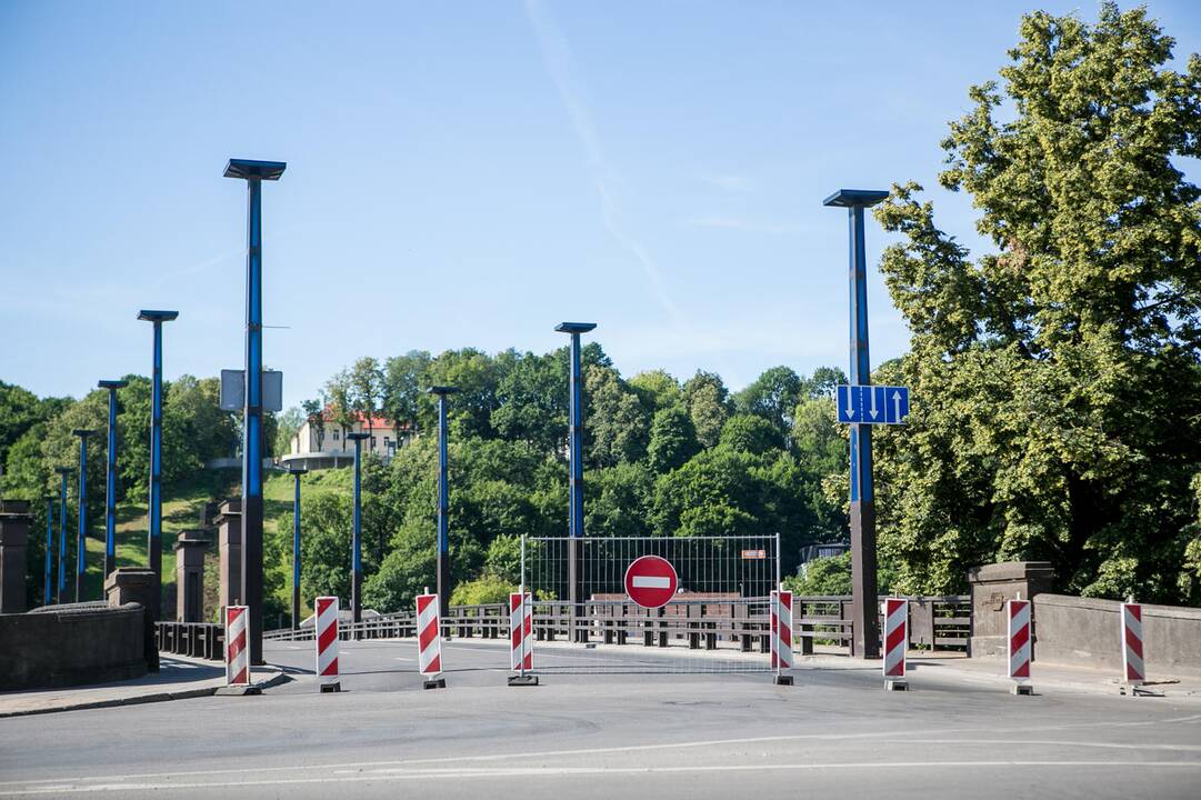 Uždarytas Aleksoto tiltas
