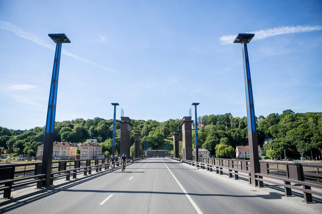 Uždarytas Aleksoto tiltas