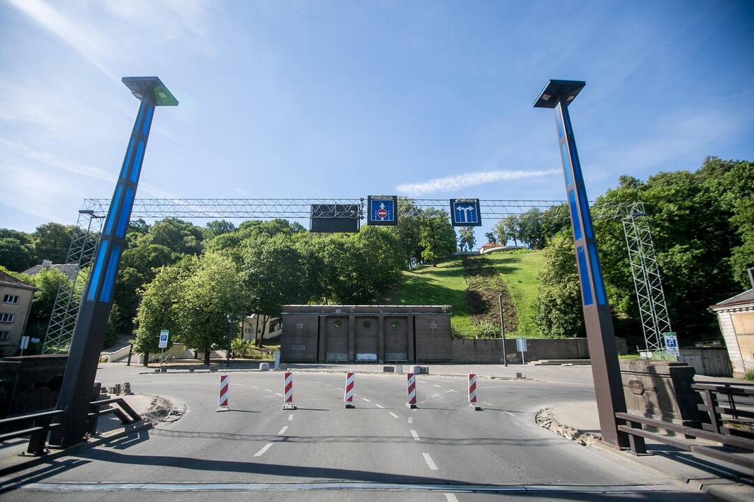 Uždarytas Aleksoto tiltas