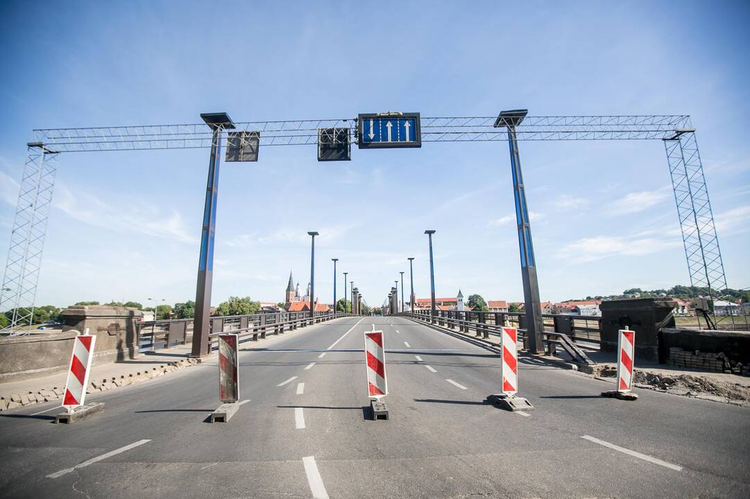 Uždarytas Aleksoto tiltas