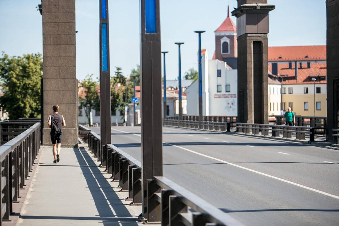 Uždarytas Aleksoto tiltas