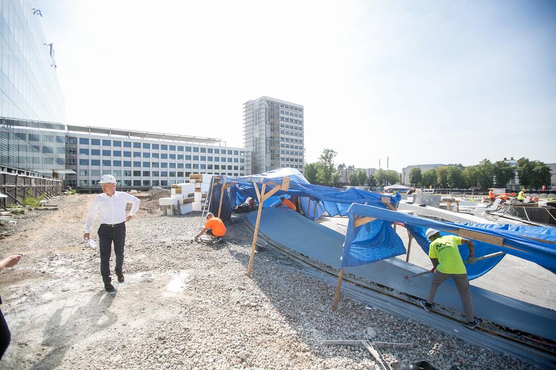 Vienybės aikštės rekonstrukcijos darbai