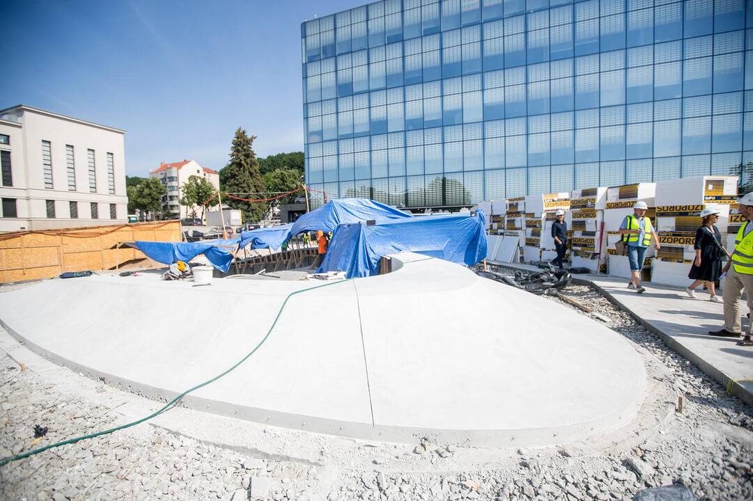Vienybės aikštės rekonstrukcijos darbai
