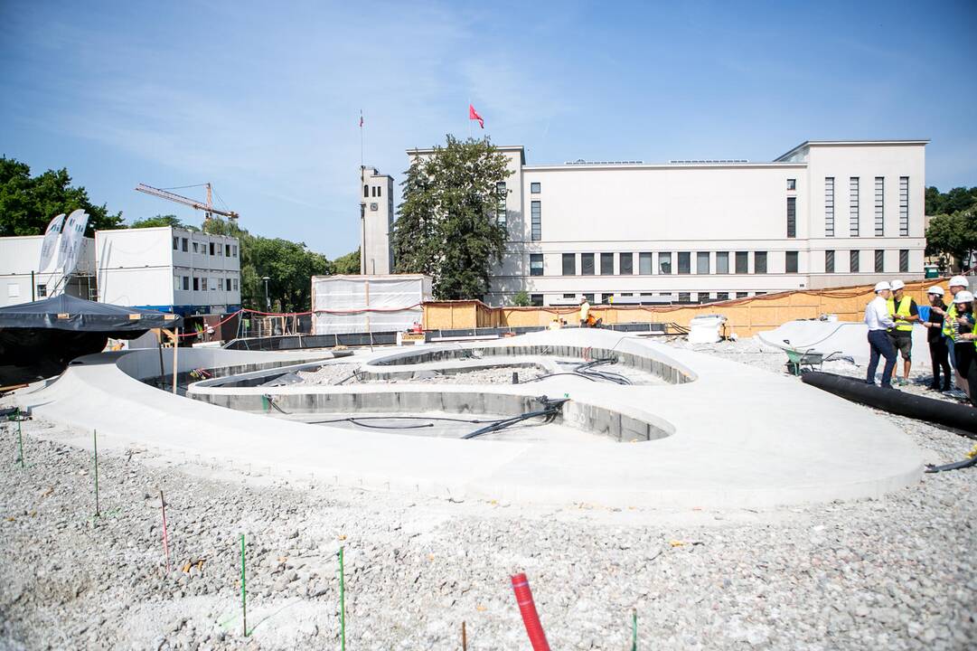 Vienybės aikštės rekonstrukcijos darbai