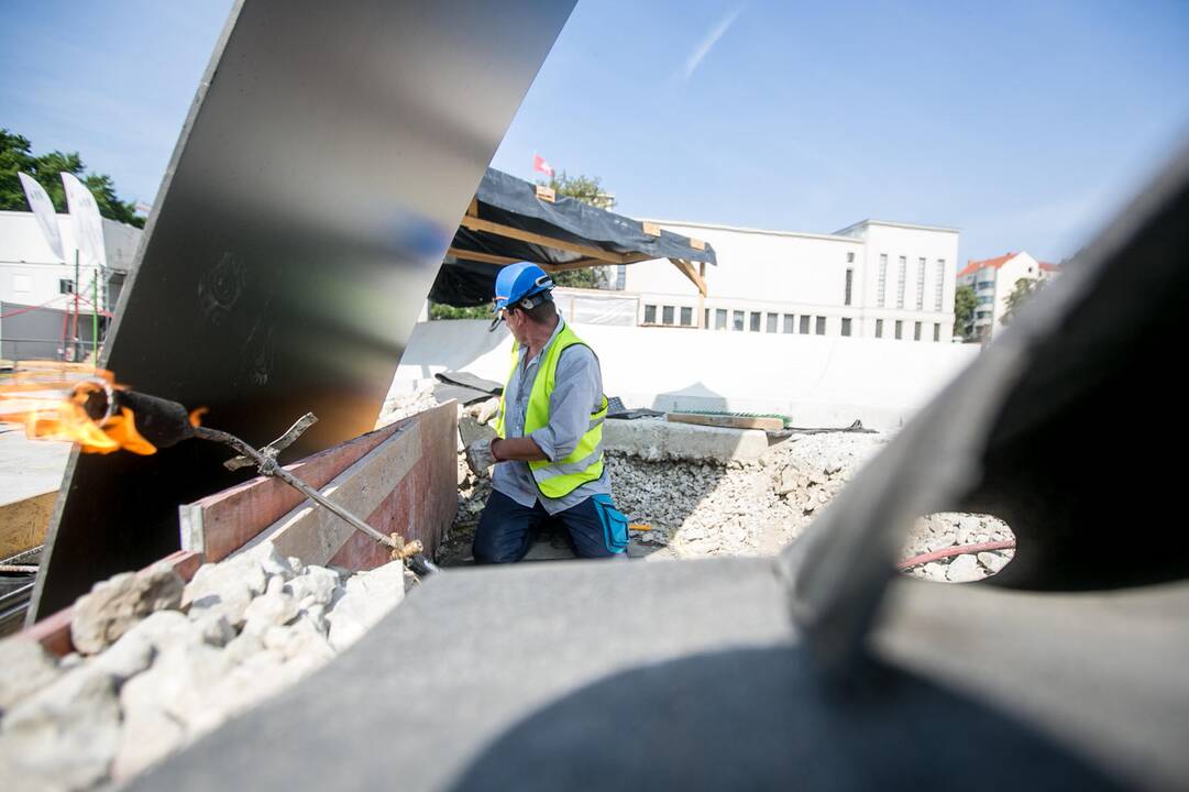 Vienybės aikštės rekonstrukcijos darbai