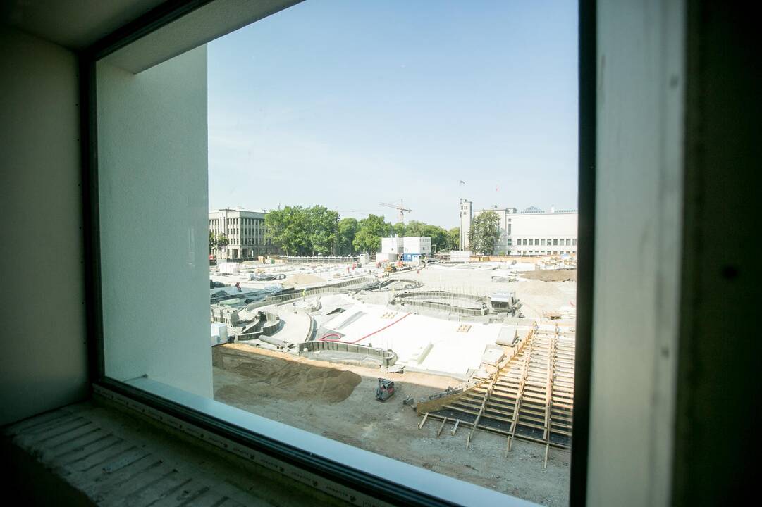 Vienybės aikštės rekonstrukcijos darbai