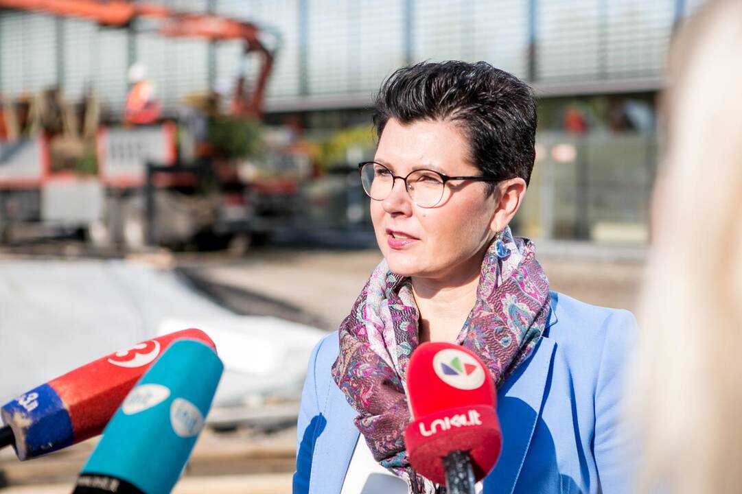 Vienybės aikštėje sodinami medžiai