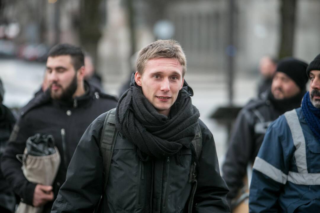 Stadioną statančių turkų protestas