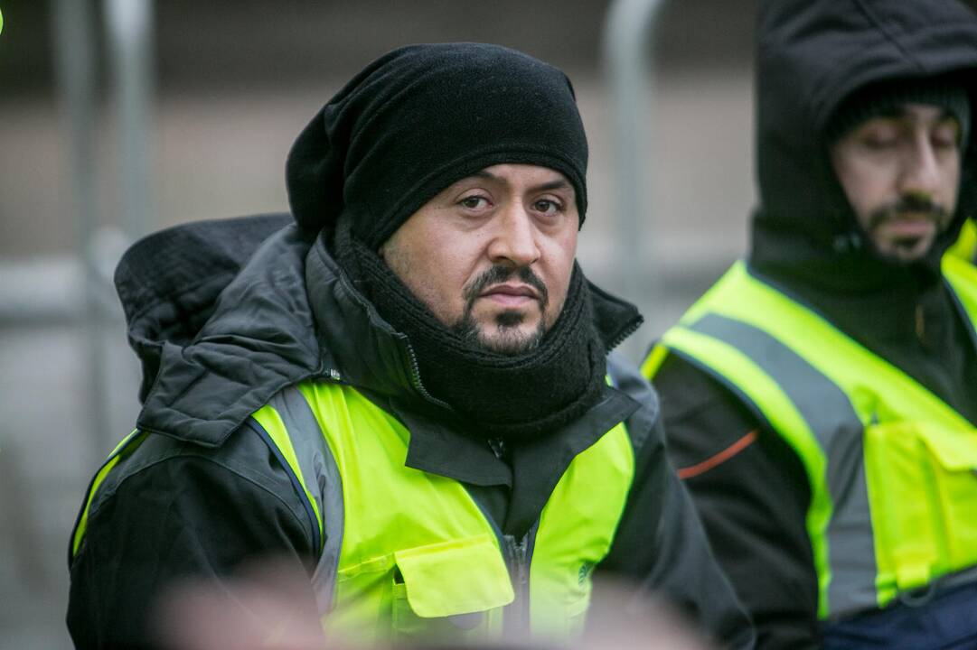 Stadioną statančių turkų protestas