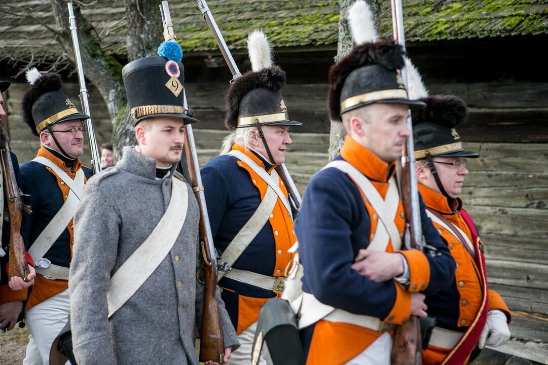 Napoleono armijos mūšio inscenizacija
