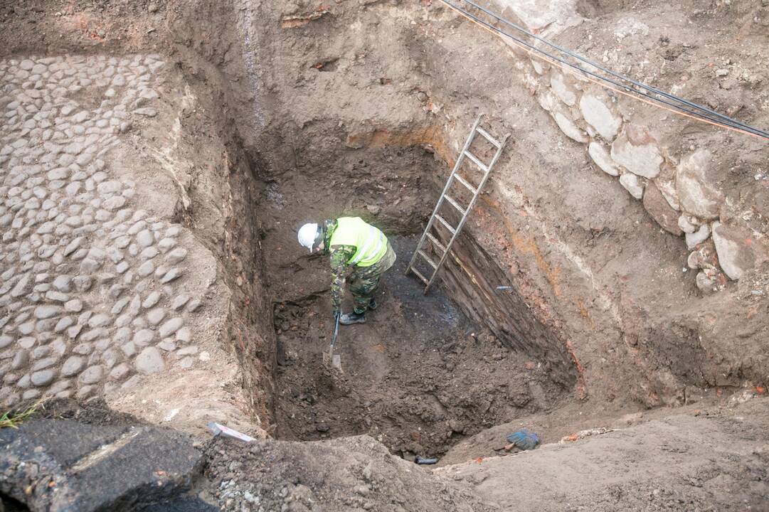 Archeologiniai radiniai šalia Šv.Jurgio bažnyčios