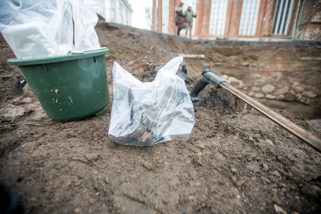 Archeologiniai radiniai šalia Šv.Jurgio bažnyčios
