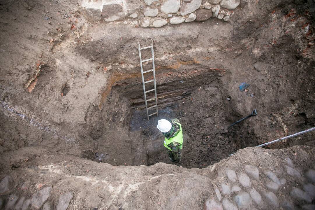 Archeologiniai radiniai šalia Šv.Jurgio bažnyčios