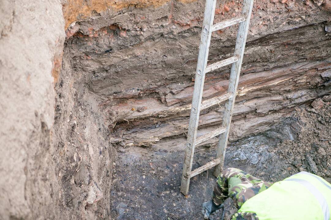 Archeologiniai radiniai šalia Šv.Jurgio bažnyčios