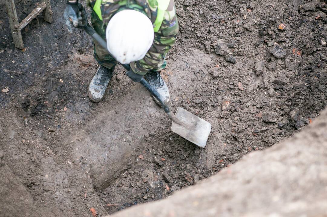 Archeologiniai radiniai šalia Šv.Jurgio bažnyčios