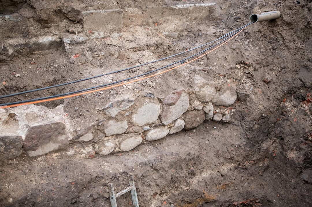 Archeologiniai radiniai šalia Šv.Jurgio bažnyčios